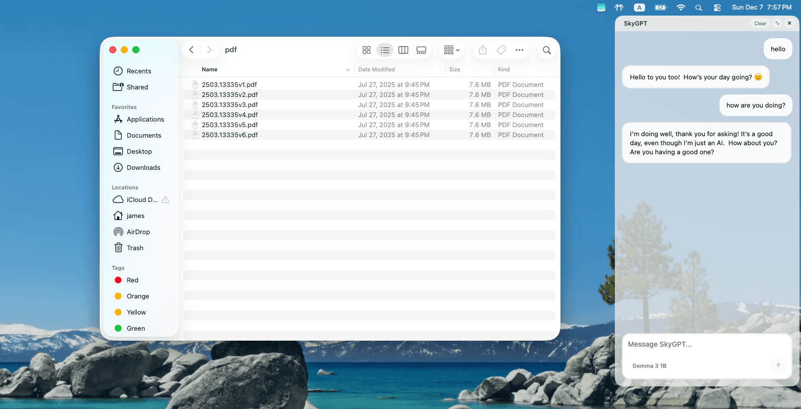 SkyGPT Desktop App Screenshot